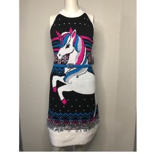 NOBO Unicorn Sweater Dress NWT